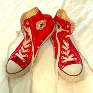 Red high tops